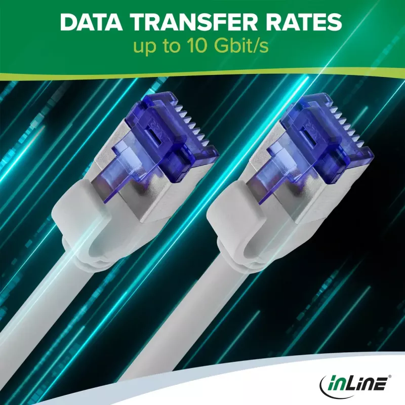InLine 74907Y netwerkkabel geel 7,5 m Cat6a S/FTP (S-STP)