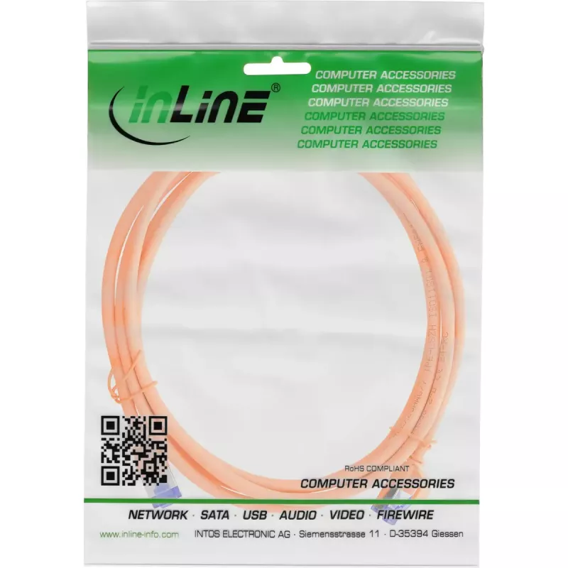 InLine 74902O netwerkkabel oranje 2 m Cat6a S/FTP (S-STP)