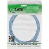 Patchkabel InLine Cat.6A S/FTP Slim TPE (LSZH) PoE, blauw, 2 m