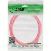 InLine 74901R Slim patchkabel, Cat.6A, S/FTP, TPE (LSZH), flexibel, PoE, rood, 1 m