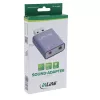 Audio-adapter InLine 33051E USB Type-A grijs 42mm x 30mm x 12mm