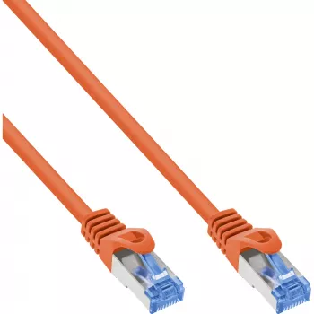 InLine 72601O Netwerkkabel oranje 1 m Cat6a S/FTP (S-STP)