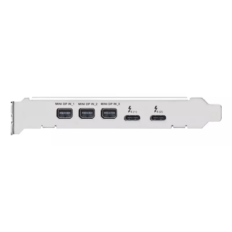 Interfacekaart ASUS ThunderboltEX 5 — PCIe 4.0, Intel JHL9580, Mini DisplayPort, USB 2.0, 120 Gbit/s