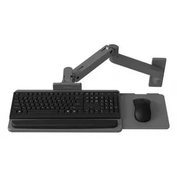 Toetsenbordhouder Ergotron LX Pro wandtoetsenbordarm donkergrijs maximaal gewicht 2,3 kg