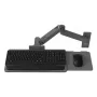Toetsenbordhouder Ergotron LX Pro wandtoetsenbordarm donkergrijs maximaal gewicht 2,3 kg