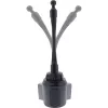 InLine 23156P Bekerhouder-basisadapter voor autohouders, zwart