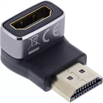 HDMI-adapter InLine 17991F HDMI A zwart grijs verguld