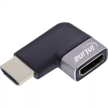 HDMI-adapter InLine 17991E zwart grijs verguld