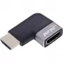 HDMI-adapter InLine 17991E zwart grijs verguld