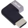 HDMI-adapter InLine 17991E zwart grijs verguld