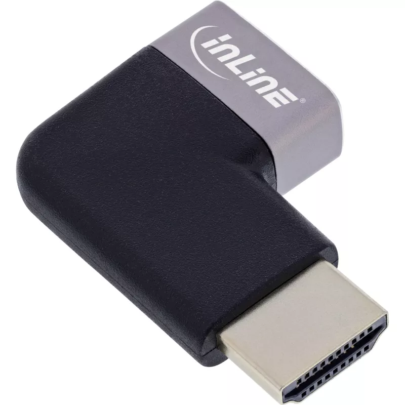 HDMI-adapter InLine 17991E zwart grijs verguld