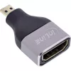 InLine 17991B HDMI A naar Micro HDMI D kabeladapter zwart grijs