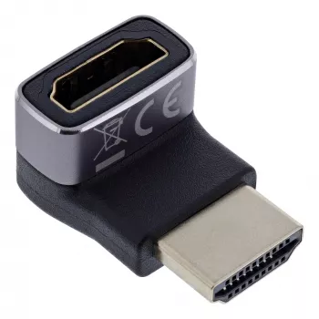 HDMI-adapter InLine 17991G zwart grijs verguld