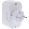 Netstekkeradapter type F type C InLine 16471E wit