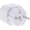 Netstekkeradapter type F type C eurostekker wit InLine 16471D