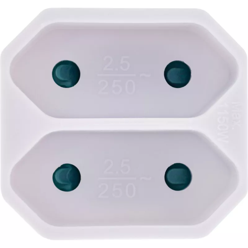 Netstekkeradapter type F type C eurostekker wit InLine 16471D