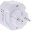 Netstekkeradapter type F type C InLine 16471A wit