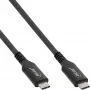 InLine 35904A USB-kabel USB4 Gen 3x2 1,5 m USB-C zwart