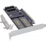 InLine 76660T interfacekaarten/adapters intern M.2, mSATA