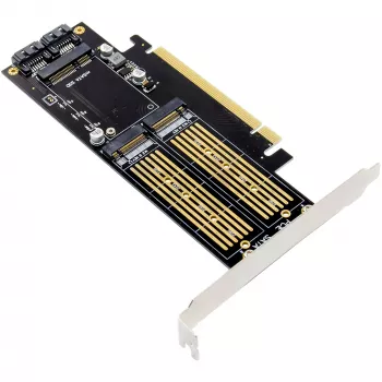 InLine 76660T interfacekaarten/adapters intern M.2, mSATA