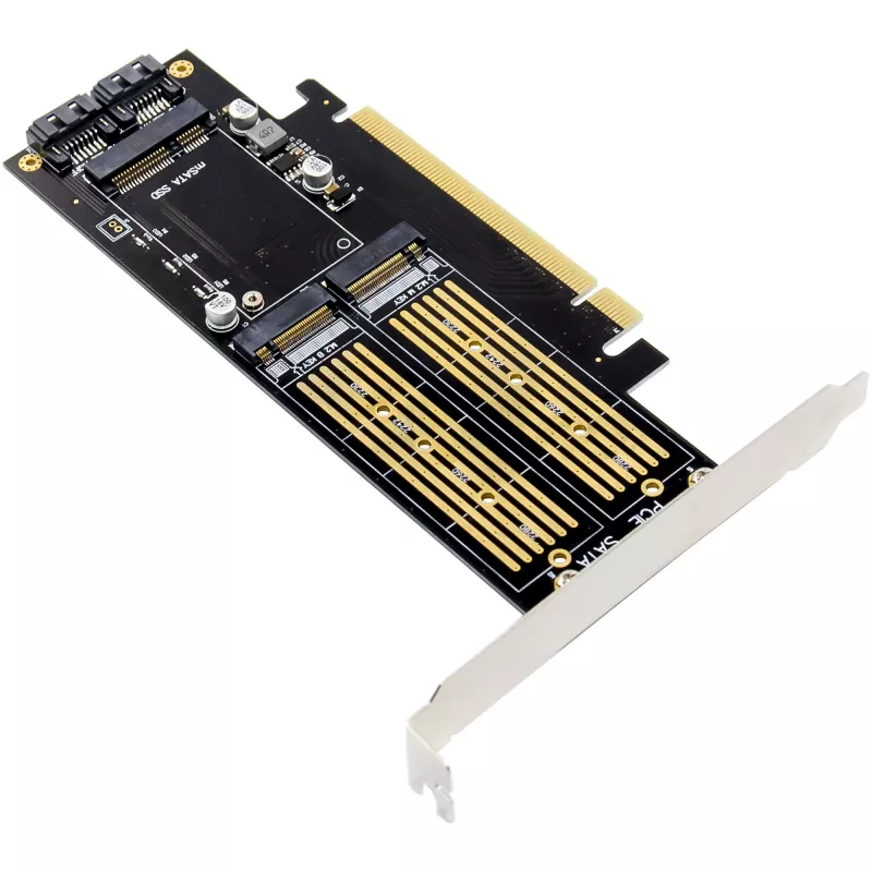 InLine 76660T interfacekaarten/adapters intern M.2, mSATA