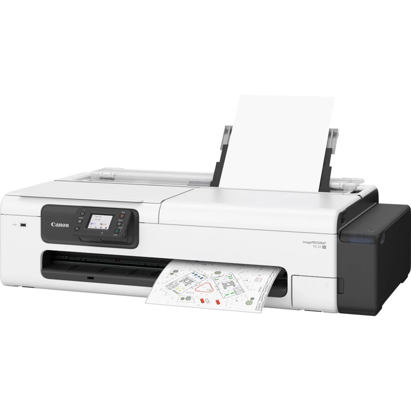 Grootformaat inkjetprinter Canon imagePROGRAF TC-21M — kleur, 2400 x 1200 DPI, A1, Wi‑Fi, Ethernet, 1 GB geheugen
