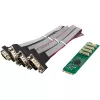 InLine 76660W interne seriële adapter M.2 stekker ASIX AX99100 4 Gbit/s