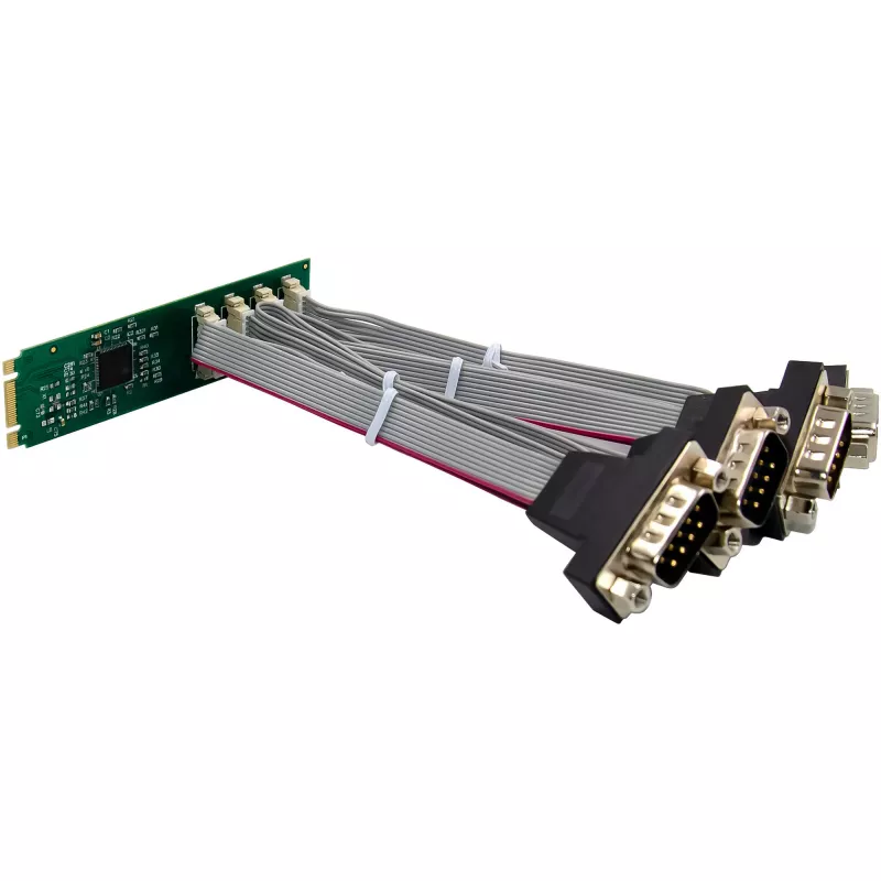 InLine 76660W interne seriële adapter M.2 stekker ASIX AX99100 4 Gbit/s