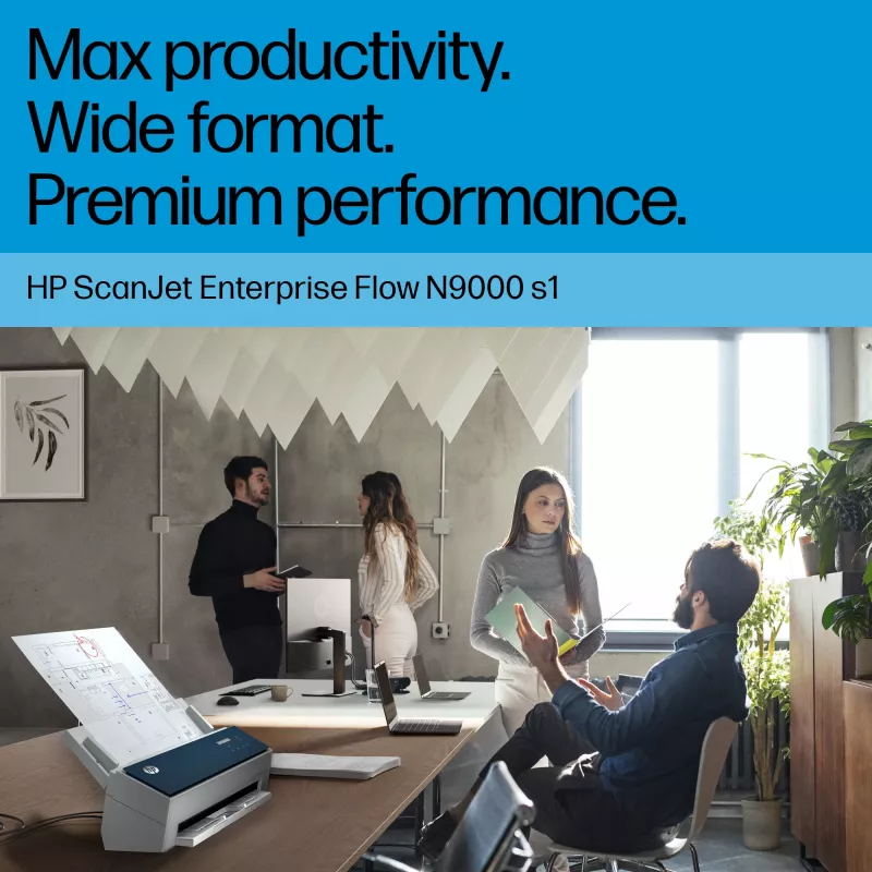 HP ScanJet Enterprise Flow 9000 s1 sheetfed scanner 600 x 600 DPI