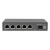 LevelOne GEP-0625 netwerkswitch unmanaged 2.5G Ethernet (100/1000/2500) Power over Ethernet (PoE) zwart