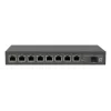 LevelOne GEP-0925 netwerkswitch unmanaged 2.5G Ethernet (100/1000/2500) Power over Ethernet (PoE) zwart