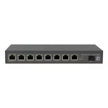 LevelOne GEP-0925 netwerkswitch unmanaged 2.5G Ethernet (100/1000/2500) Power over Ethernet (PoE) zwart