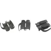 InLine crimp-stekker Cat.6A RJ45 afgeschermd, 3-delig zwart 100-pack