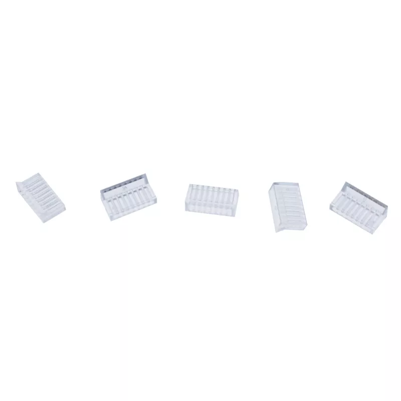 InLine crimp-stekker Cat.6A RJ45 afgeschermd, 3-delig zwart 100-pack