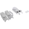 InLine crimp-stekker Cat.6A RJ45 afgeschermd, 3-delig grijs 10-pack