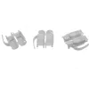 InLine crimp-stekker Cat.6A RJ45 afgeschermd, 3-delig grijs 10-pack