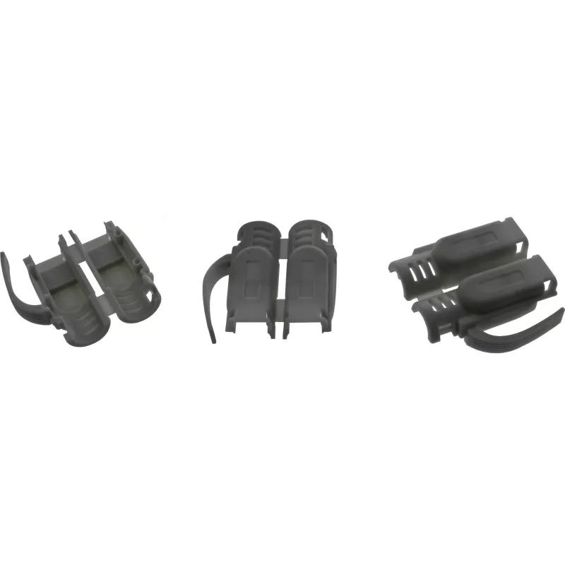 InLine crimp-stekker Cat.6A RJ45 afgeschermd, 3-delig zwart 10-pack