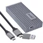 Externe USB4-behuizing InLine 00031J — USB-C naar M.2 NVMe SSD, 40 Gb/s, aluminium