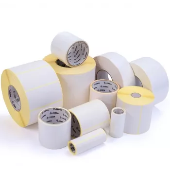 Zebra 3004608 Etikettenrol Wit Zelfklevend printeretiket