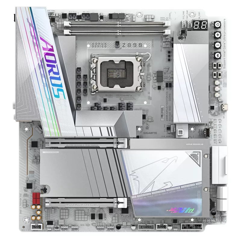 Moederbord Gigabyte AORUS Z890 TACHYON ICE - Z890 chipset - LGA1851 - E-ATX