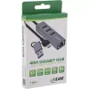 InLine 33380S Interface-hub USB 3.2 Gen 1 (3.1 Gen 1) Type-A + Type-C 5000 Mbit/s Grijs