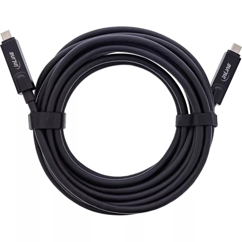 USB 3.2 Gen.2 AOC kabel InLine 35793I 8K60Hz 60W optische actieve kabel