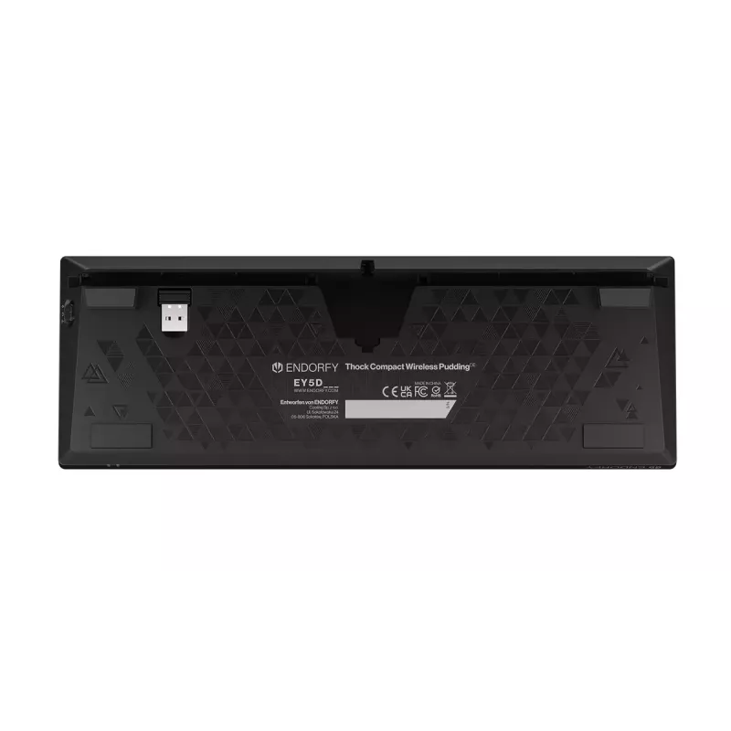 Gaming-toetsenbord ENDORFY Thock Compact RF draadloos USB QWERTZ 61 toetsen RGB LED