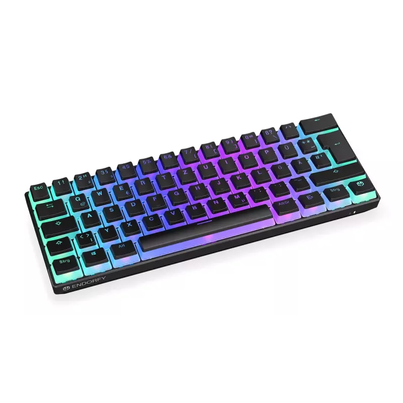 Gaming-toetsenbord ENDORFY Thock Compact RF draadloos USB QWERTZ 61 toetsen RGB LED