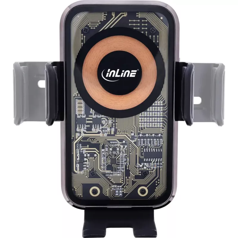 InLine 23156Q houder passieve houder mobiele telefoon/smartphone zwart, veelkleurig