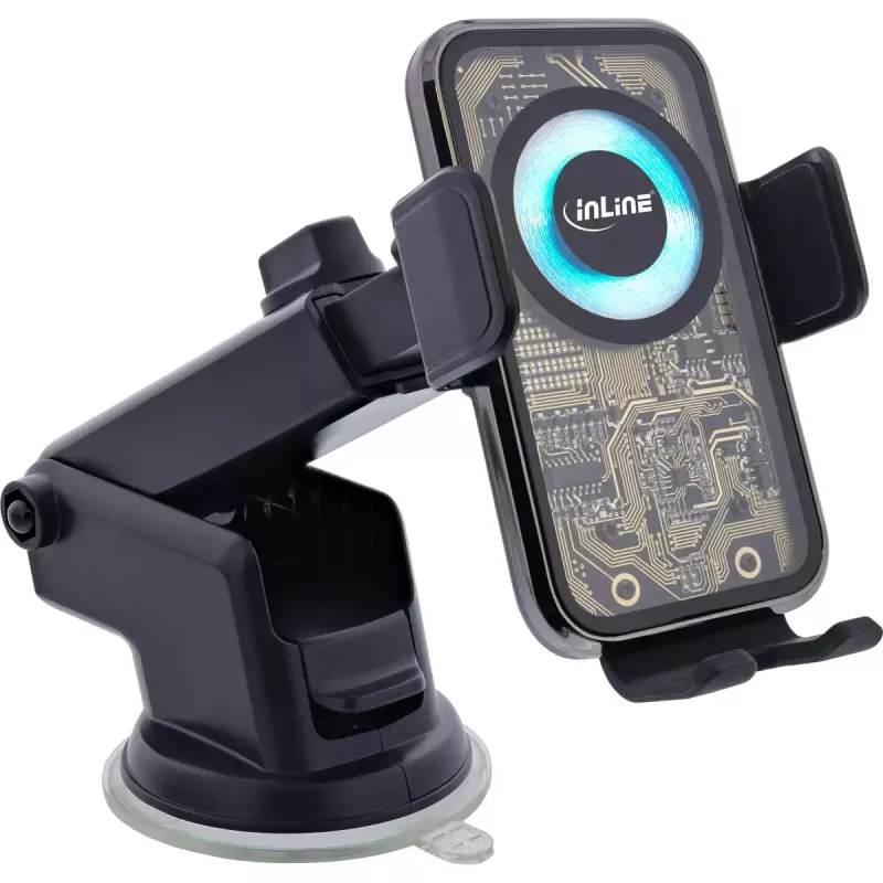 InLine 23156Q houder passieve houder mobiele telefoon/smartphone zwart, veelkleurig