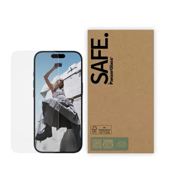Displaybescherming PanzerGlass SAFE by voor iPhone 17 / iPhone 17 Pro / iPhone 16 Pro — Ultra‑Wide Fit, gehard glas, 10-pack