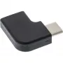 InLine USB 3.2 Gen.2-adapter, USB-C-stekker / USB-C-bus, haaks
