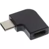 InLine USB 3.2 Gen.2-adapter, USB-C-stekker / USB-C-bus, haaks
