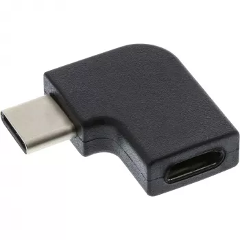 InLine USB 3.2 Gen.2-adapter, USB-C-stekker / USB-C-bus, haaks